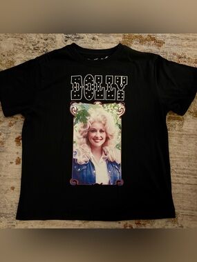 Dolly Parton Framed Floral Graphic Tee